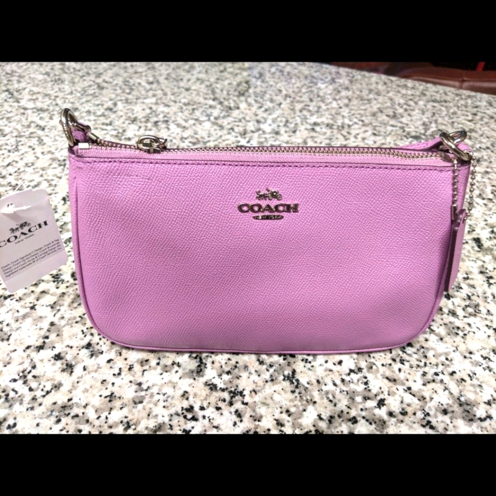 NWT COACH TOP HANDLE POUCH